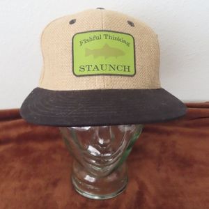 staunch hat cap snapback burlap fishful thinking